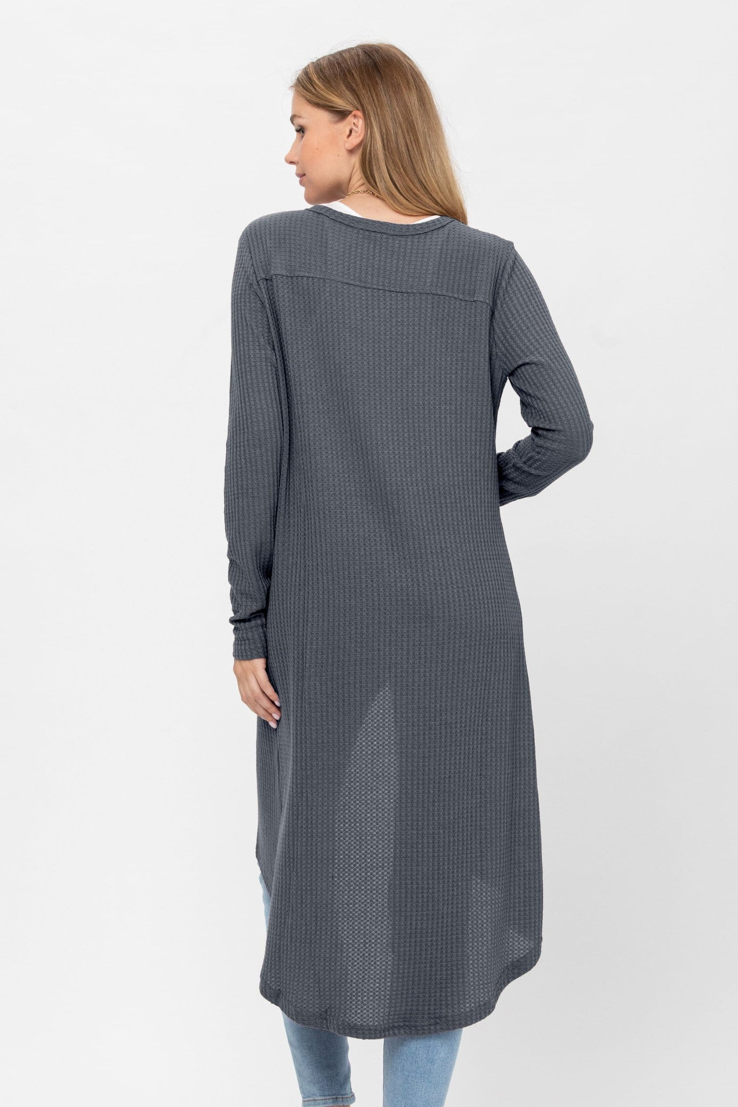 Long Sleeve Button Down Solid Color Knit Cardigans with Pockets | Apparel | Kitchen + Metal