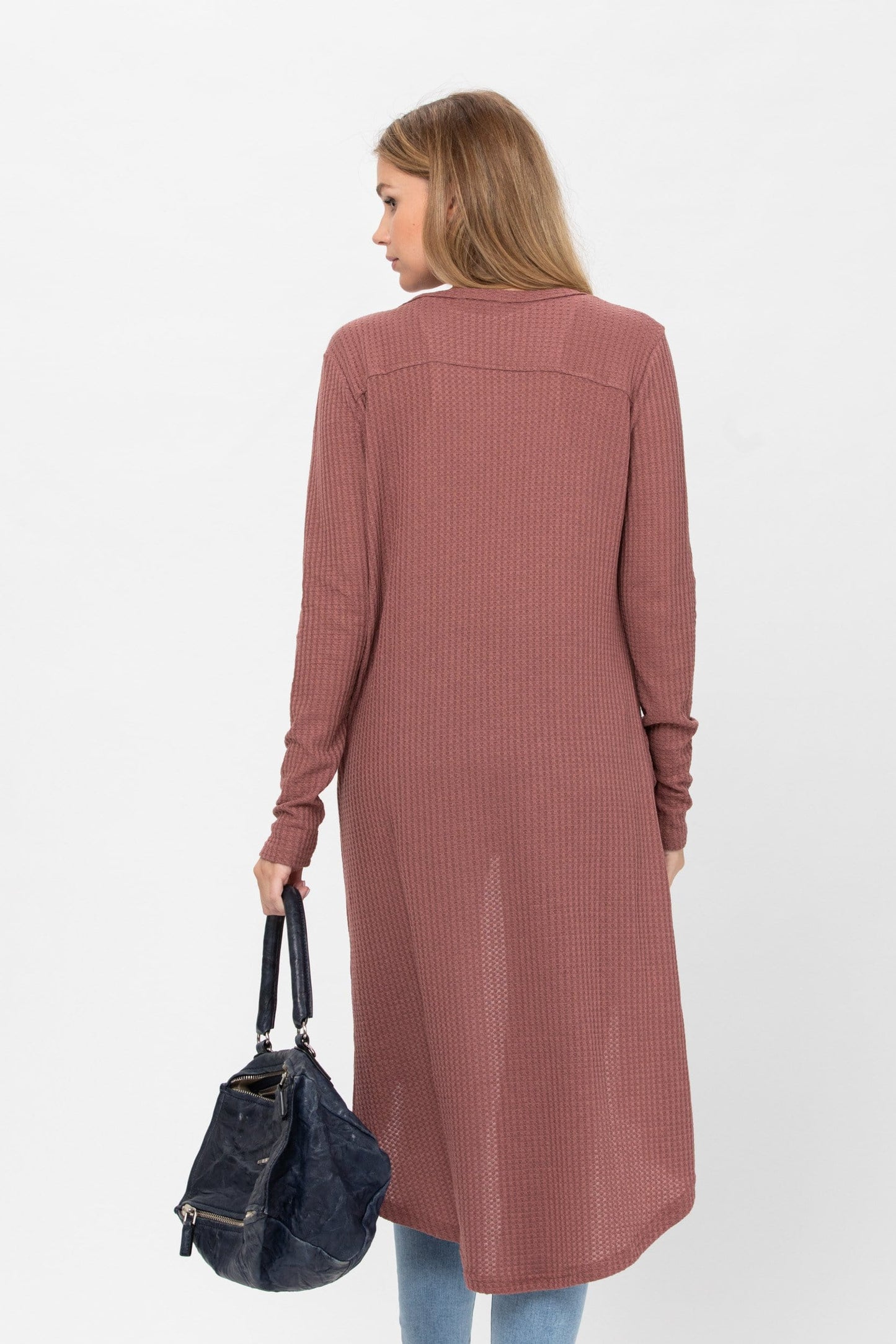 Long Sleeve Button Down Solid Color Knit Cardigans with Pockets | Apparel | Kitchen + Metal
