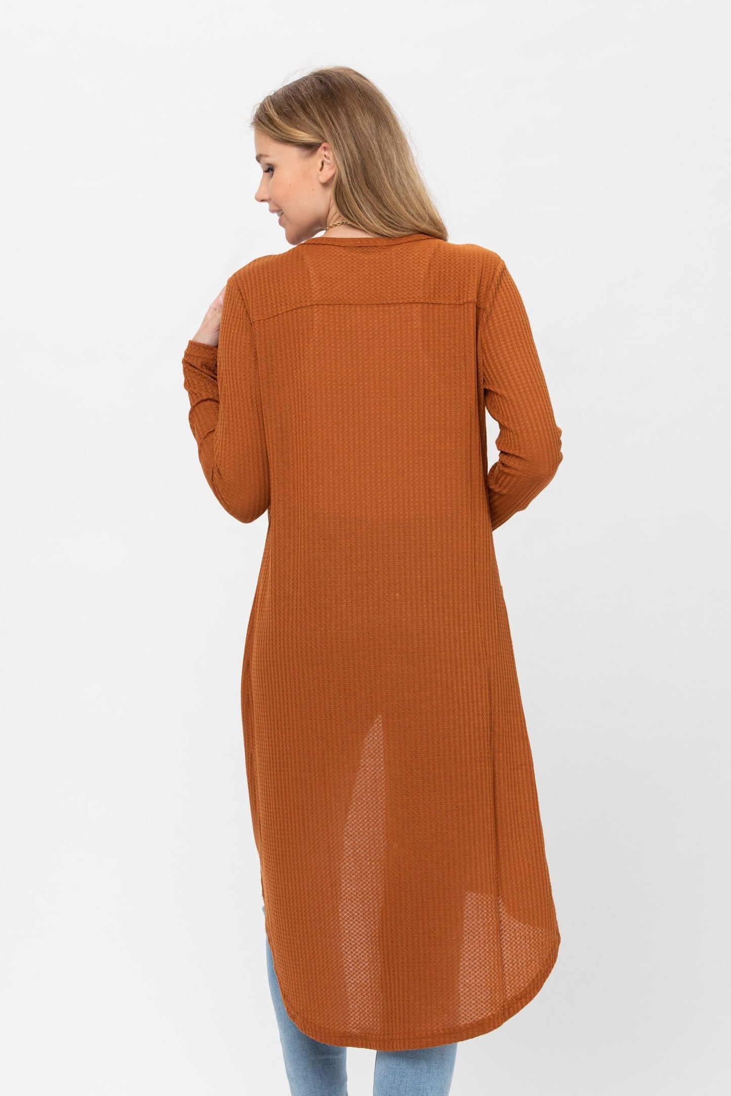 Long Sleeve Button Down Solid Color Knit Cardigans with Pockets | Apparel | Kitchen + Metal