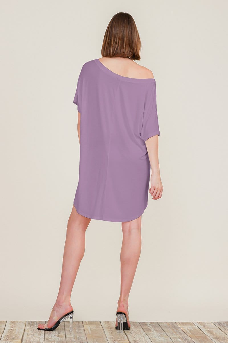 Loose Home Long Sleeve Shirt Mini Dresses Tops T Shirts Tunics S-XL | Apparel | Kitchen + Metal