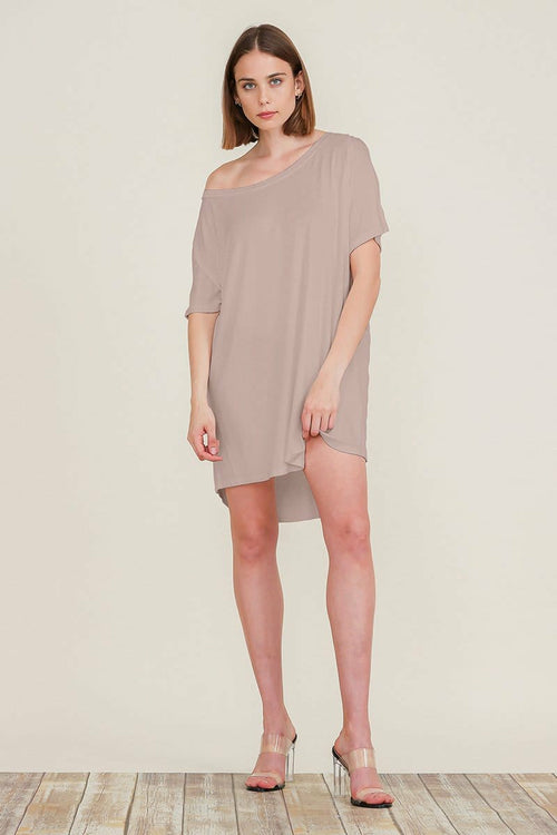 Loose Home Long Sleeve Shirt Mini Dresses Tops T Shirts Tunics S-XL | Apparel | Kitchen + Metal