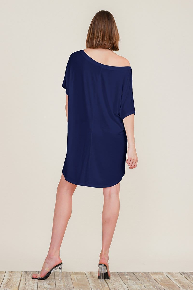 Loose Home Long Sleeve Shirt Mini Dresses Tops T Shirts Tunics S-XL | Apparel | Kitchen + Metal