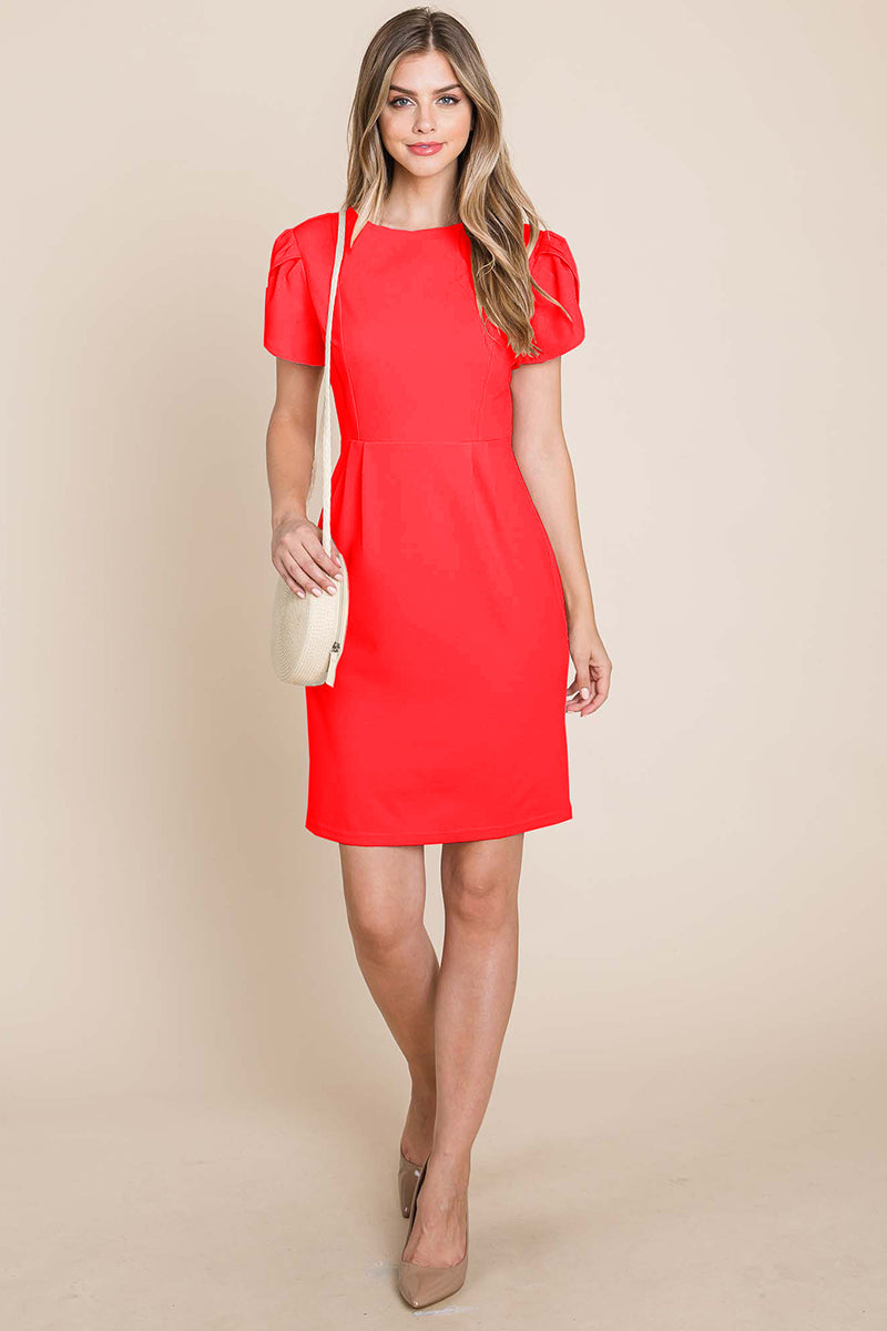 Puff Short Sleeve Bodycon Dress | Apparel | Kitchen + Metal
