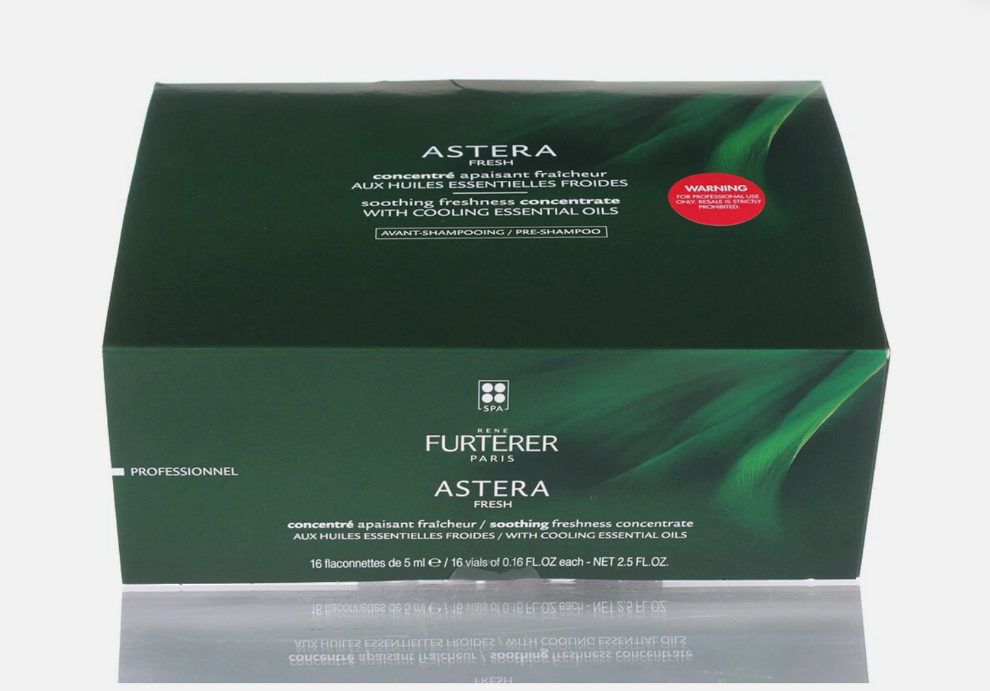 Rene Furterer Astera Soothing Fluid for Unisex, 0.2 Ounce=16 Pcs