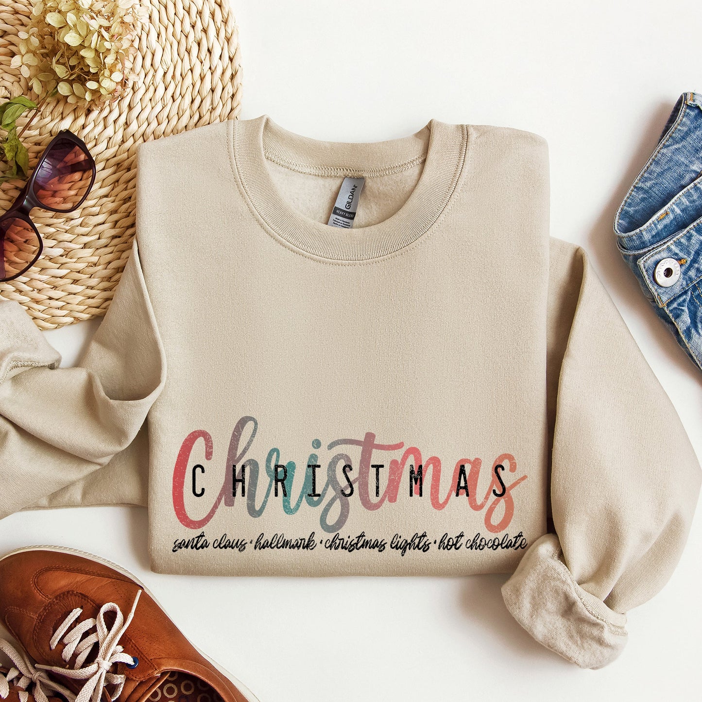 Retro Christmas, Hallmark, Best Things Sweatshirt