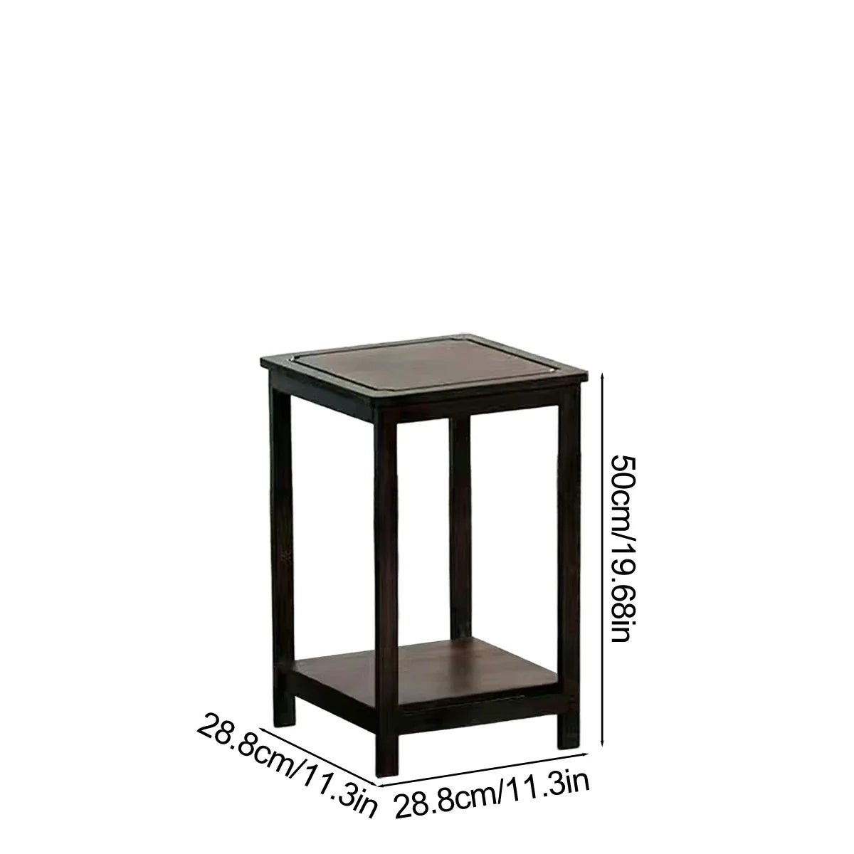 2-Tier Bamboo Plant Stand - Indoor/Outdoor Multi-Plant Holder