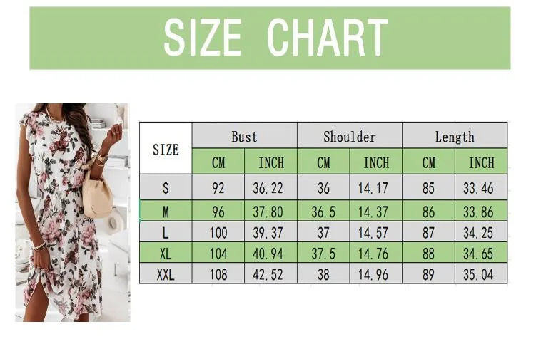 Lace-Up Mini Dress - Chiffon Print Short-Sleeved Ruffled Women's Dress