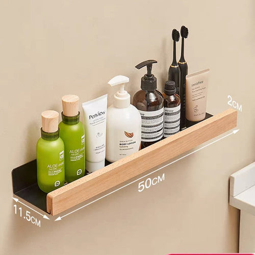 Bathroom Rack Wall-mounted Shower Room Toilet Nordic style Shelf