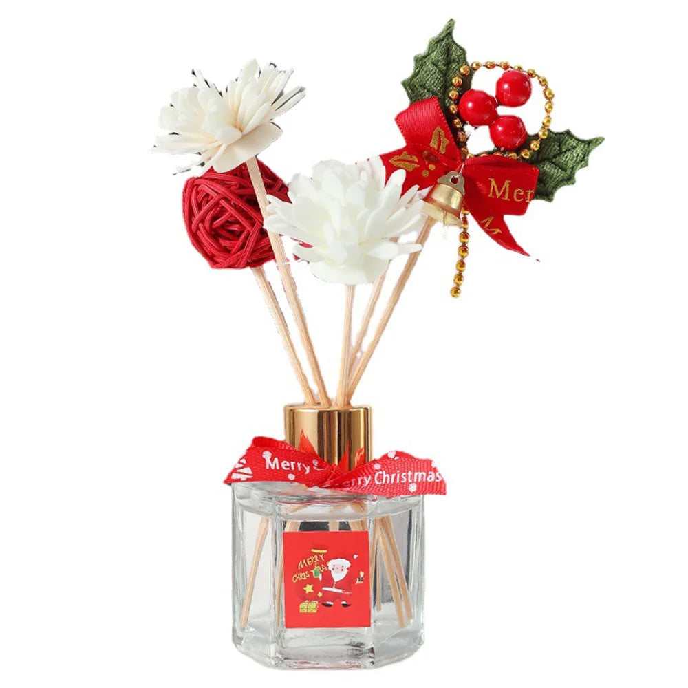 Christmas Aroma Artificial Plants Reed Diffuser With Sticks