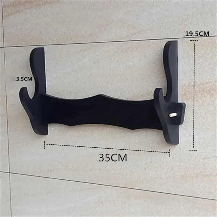 Wall Katana Support Sword Holder Wooden Wall Mount Multi-layer Stand Umbrella Rapier Shelf Display Support Weapon Bracket Holder
