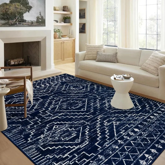 Moroccan Rugs for Living Room Geometric Tribal Bedroom