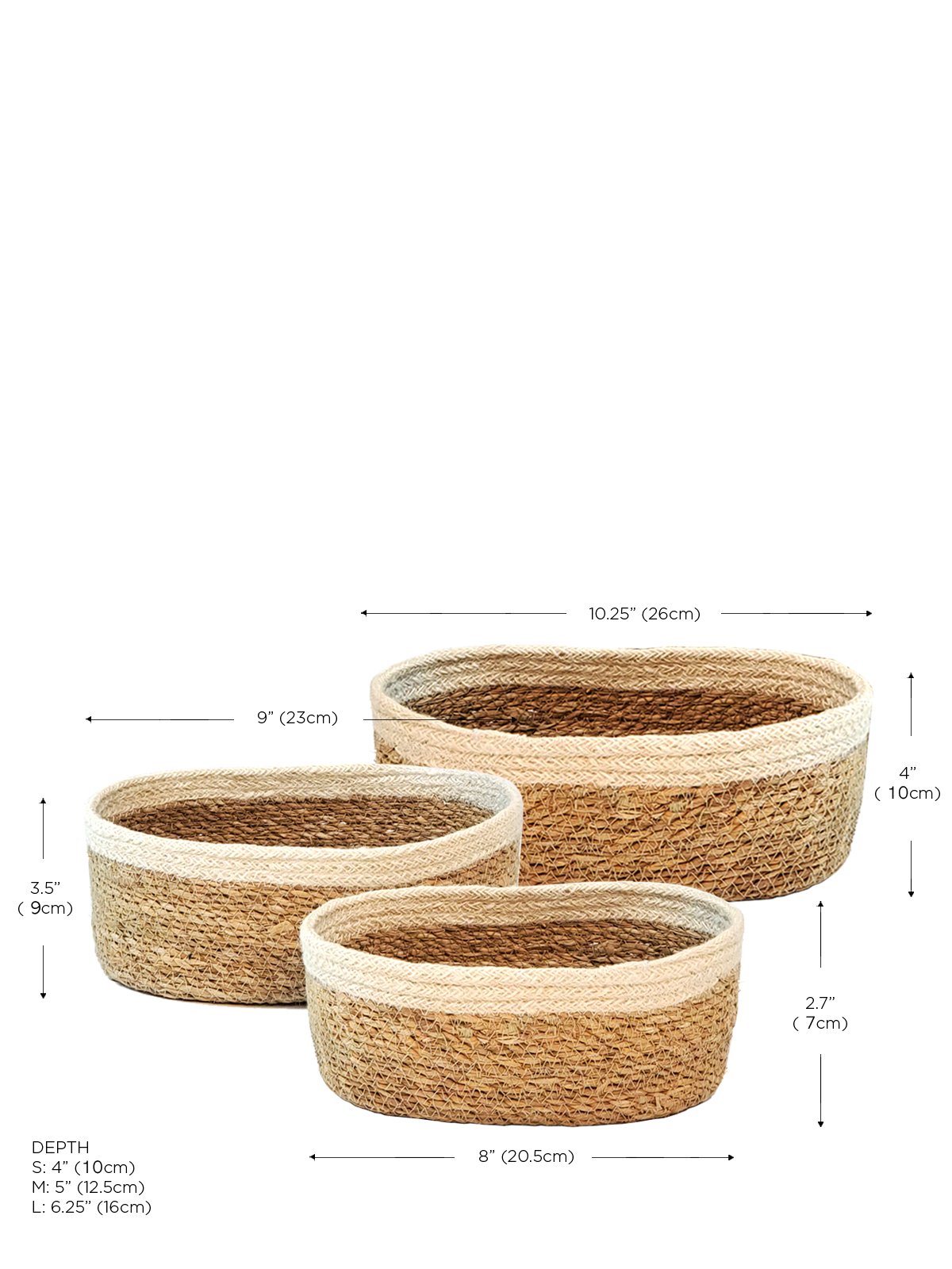 Savar Oval Bowl (Set of 3) | Bowls | Under $100 | Kitchen + Metal