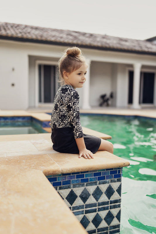 Printed 2 Piece Swim Set