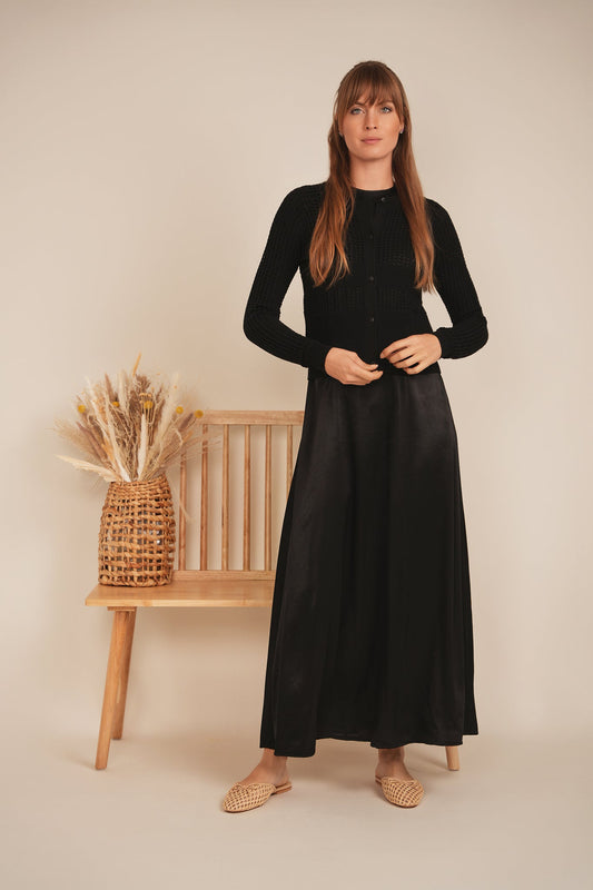 Cropped Crochet Cardigan