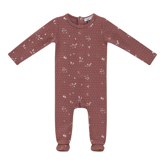 Printed Rib Onesie
