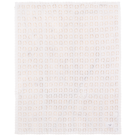 Knit Lace Texture Blanket