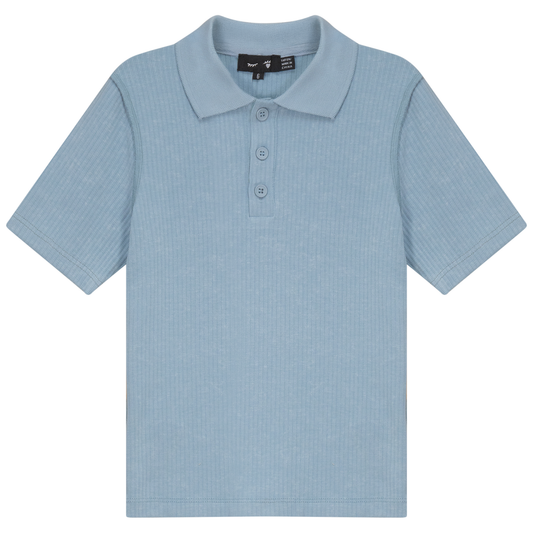 Distressed Short Polo