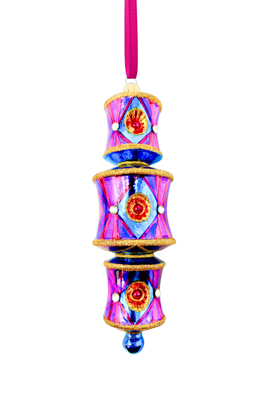 Showgirl Dazzler Glass Ornament