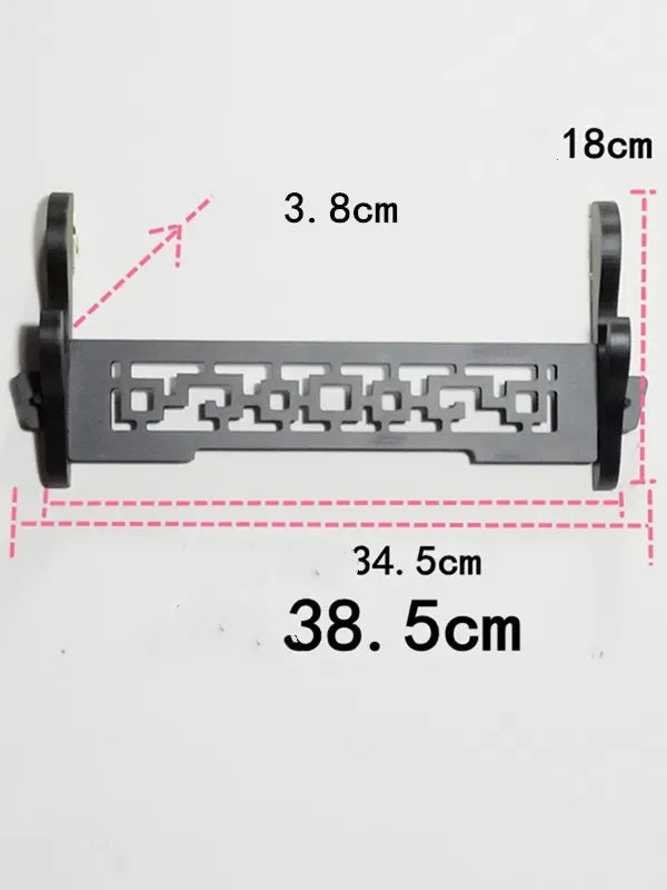 Wall Katana Support Sword Holder Wooden Wall Mount Multi-layer Stand Umbrella Rapier Shelf Display Support Weapon Bracket Holder