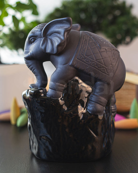 Sacred Elephant - Backflow Incense Burner
