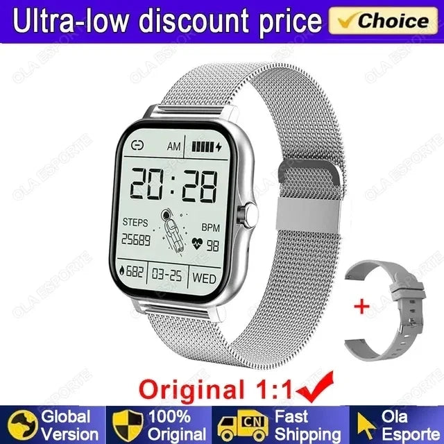 2024 Smart Watch with Bluetooth Call - DIY Watch Faces for Men & Women