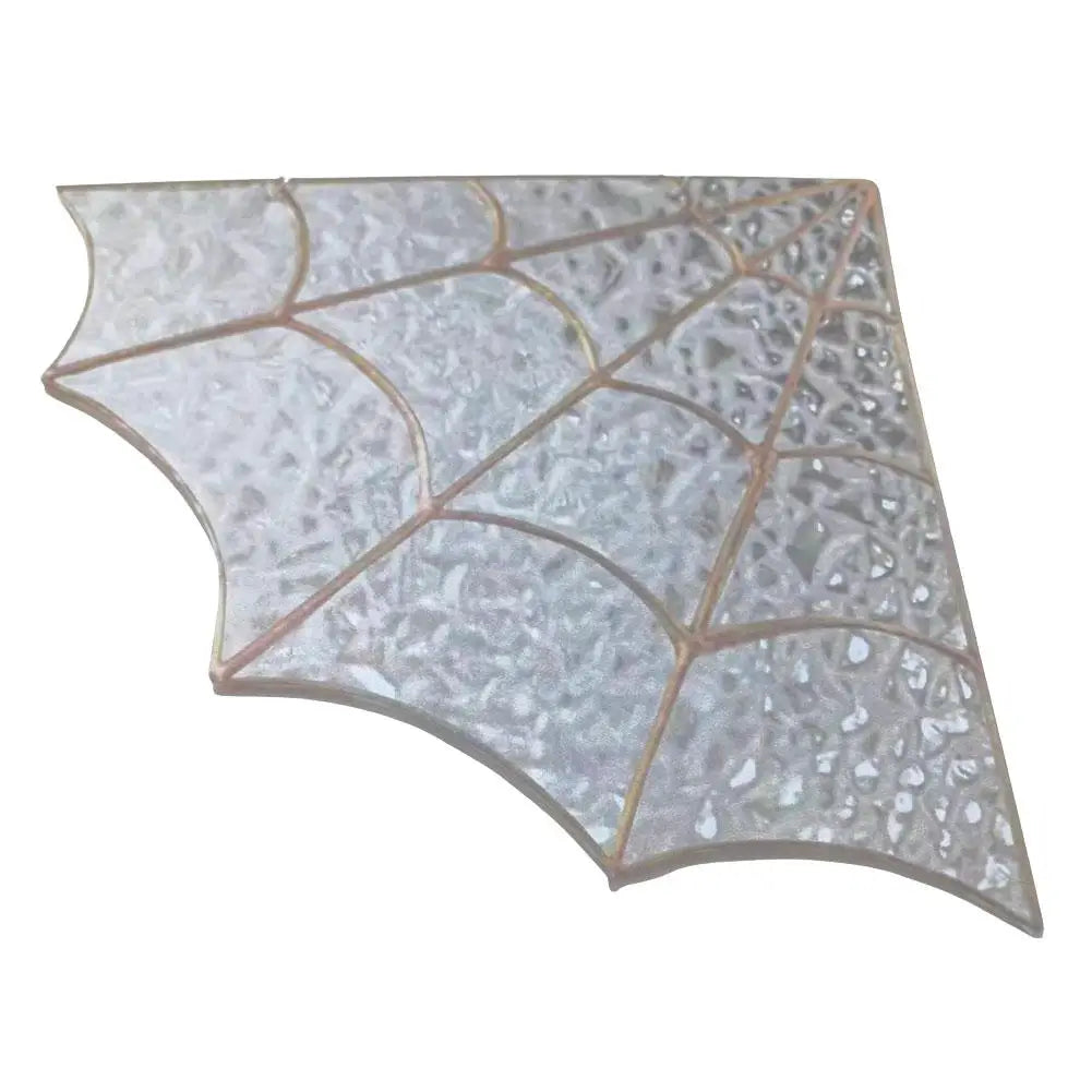 Spider Web Window Corner Decor Door Top Wall Decor Home Office Living Room Interior Stained Glass Acrylic Halloween Signs