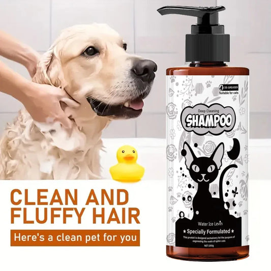 Pet Shampoo, Hair Care and Shower Gel - Gentle Cleansing, Soothing Care for Cats and Dogs