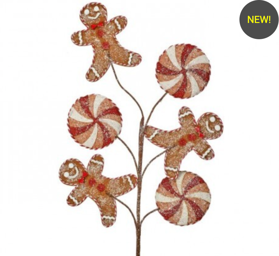 28" GINGERBREAD MAN COOKIE SPRAY