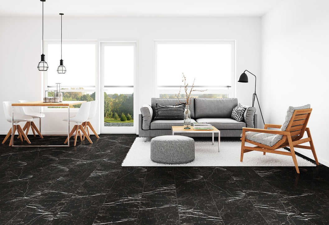 Regallo Marquina Noir Porcelain Tile