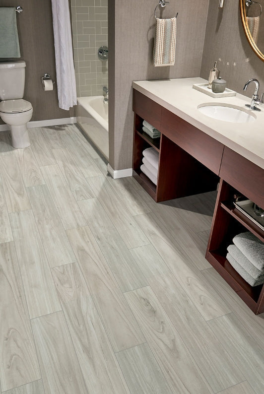 Catalina Ice Porcelain Wood Tile