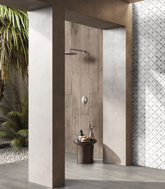 Cottage Brown Porcelain Wood Tile