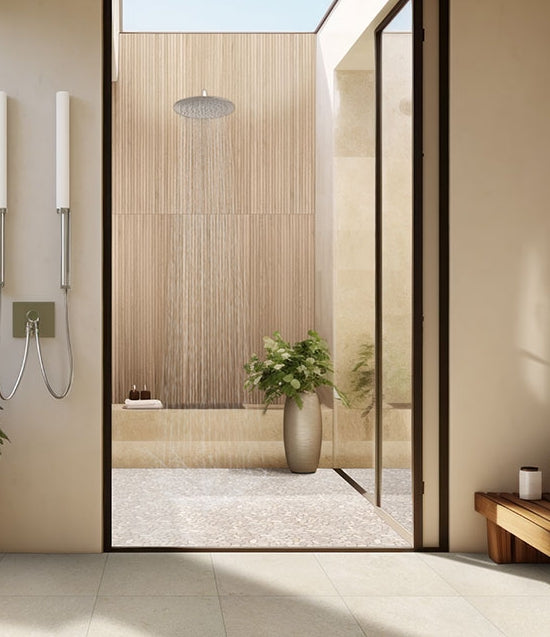 Sliced Earth Pebbles Mosaic