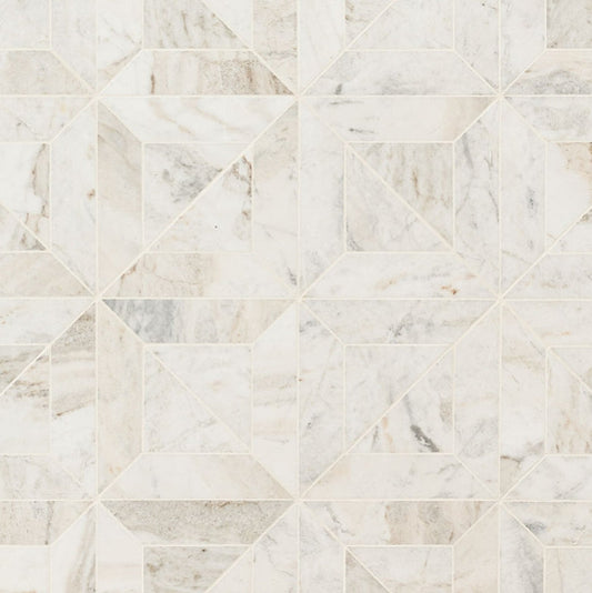 Arabescato Venato Argyle Tile