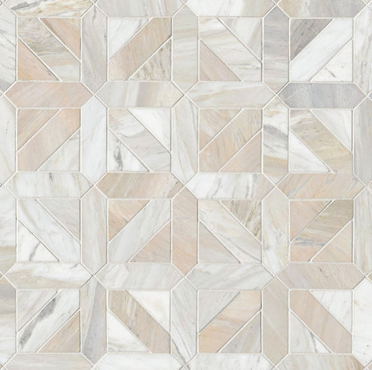 Athena Gold Geometrica Honed Tile