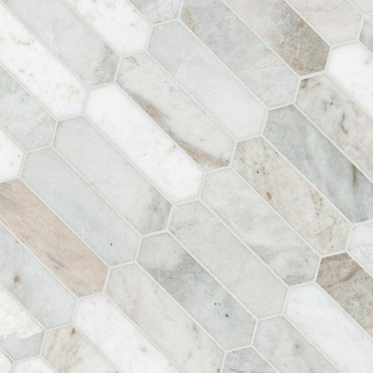 Arabescato Venato Picket Tile