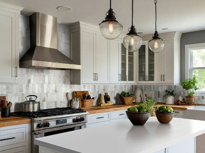 Arabescato Venato Picket Tile