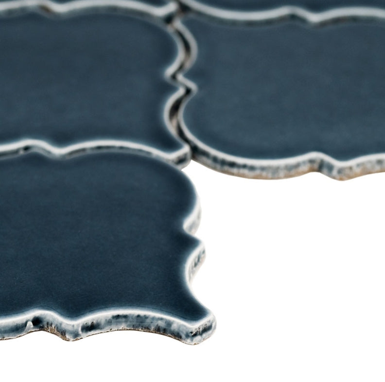 Bay Blue Arabesque Tile
