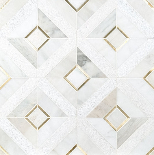Luxor Verona Gold Pattern Tile