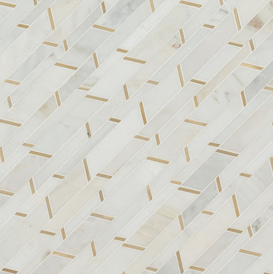 Luxor Metro Gold Pattern Tile