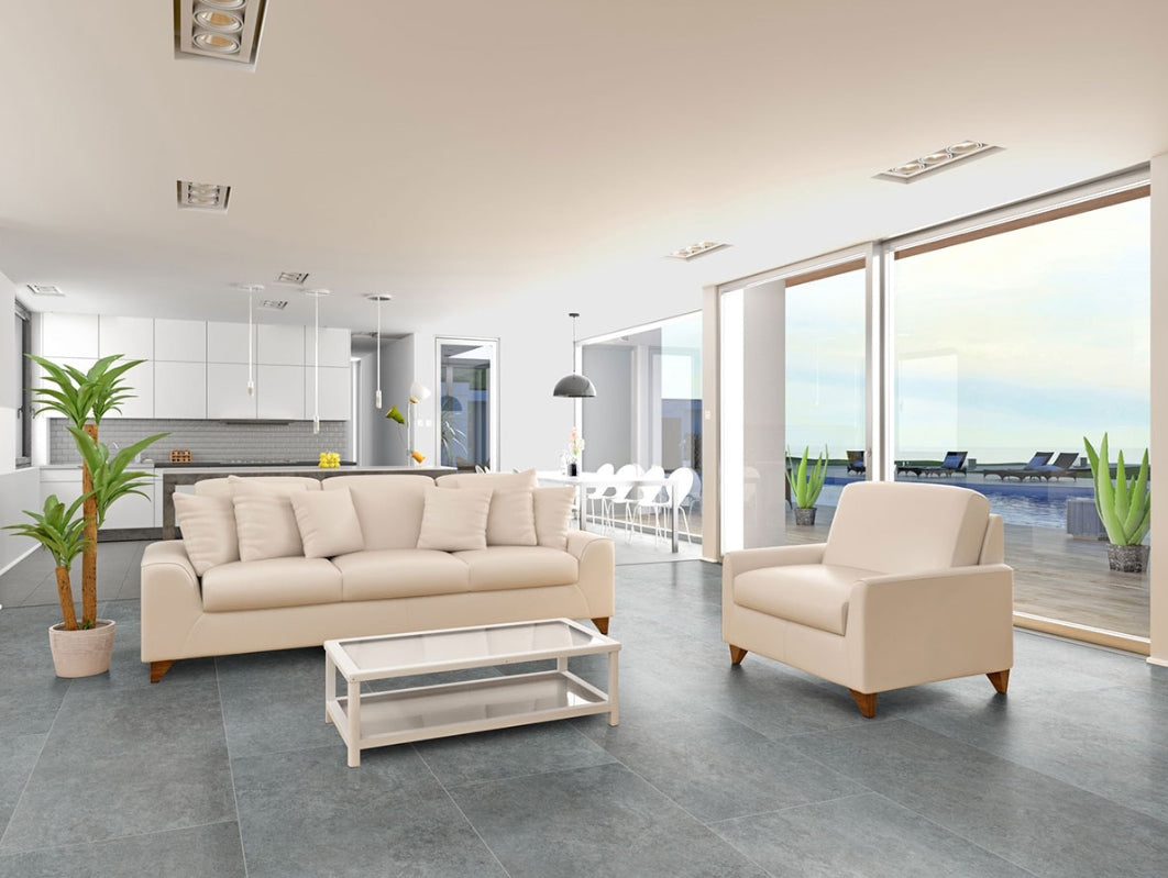 Lunar Silver Porcelain Tile