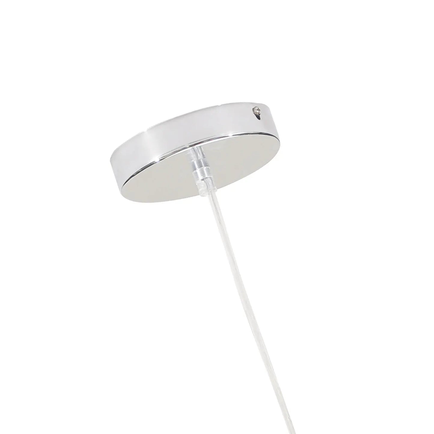 Crystal Pendant Light Modern Kitchen Island Lighting Adjustable White | Lighting | Kitchen + Metal