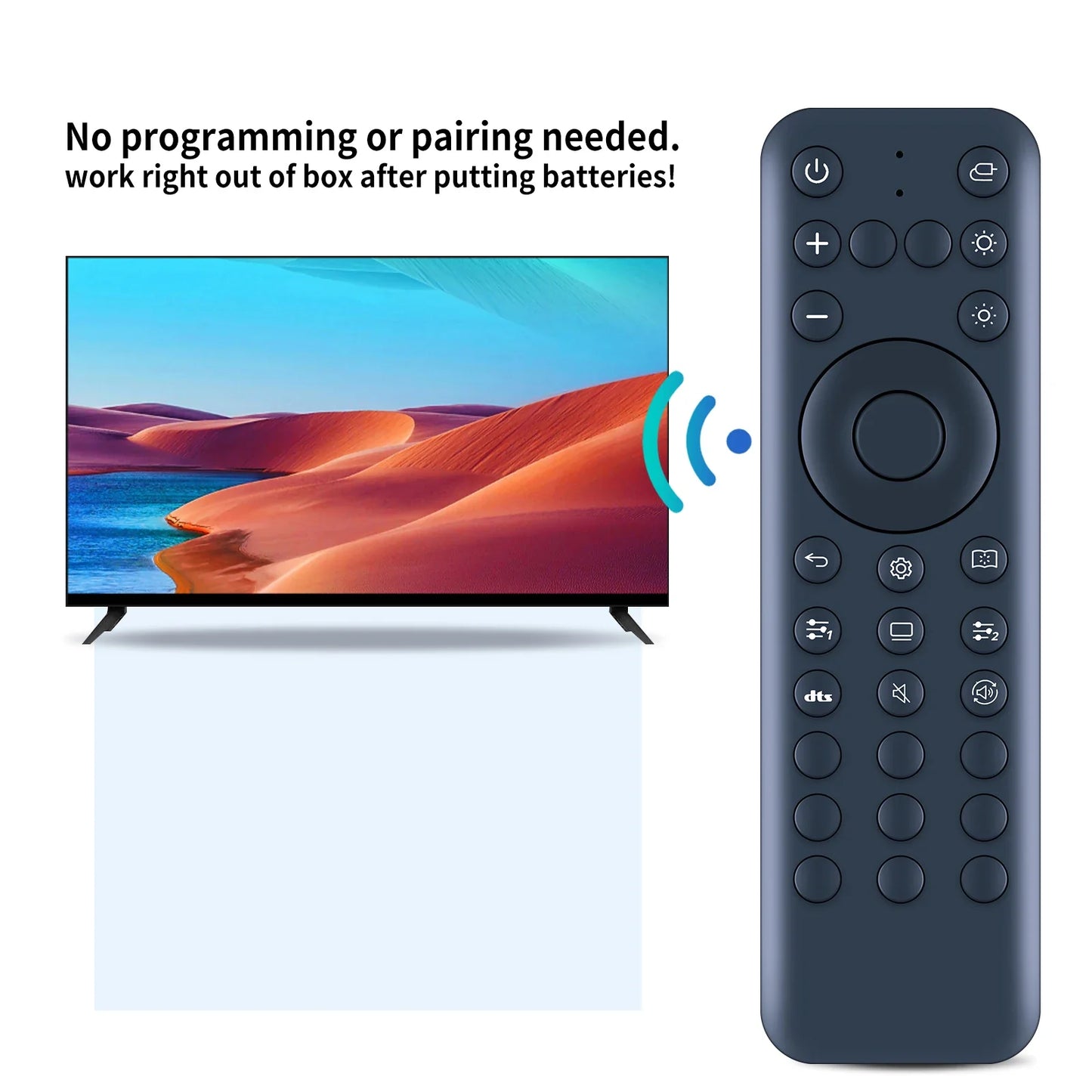 New AKB76044701 Replace Remote Control For LG UltraGear OLED QHD Gaming Monitor 45GR95QE-B 27GS95QE-B