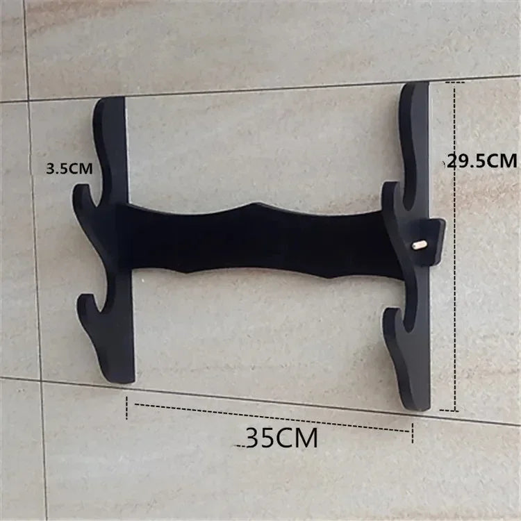 Wall Katana Support Sword Holder Wooden Wall Mount Multi-layer Stand Umbrella Rapier Shelf Display Support Weapon Bracket Holder