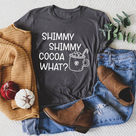 Shimmy Shimmy, Hot Chocolate, Winter, Christmas, Super Soft Tshirt