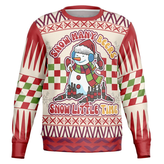 Snow Many Beers, Snow Little Time Christmas Sweatshirt