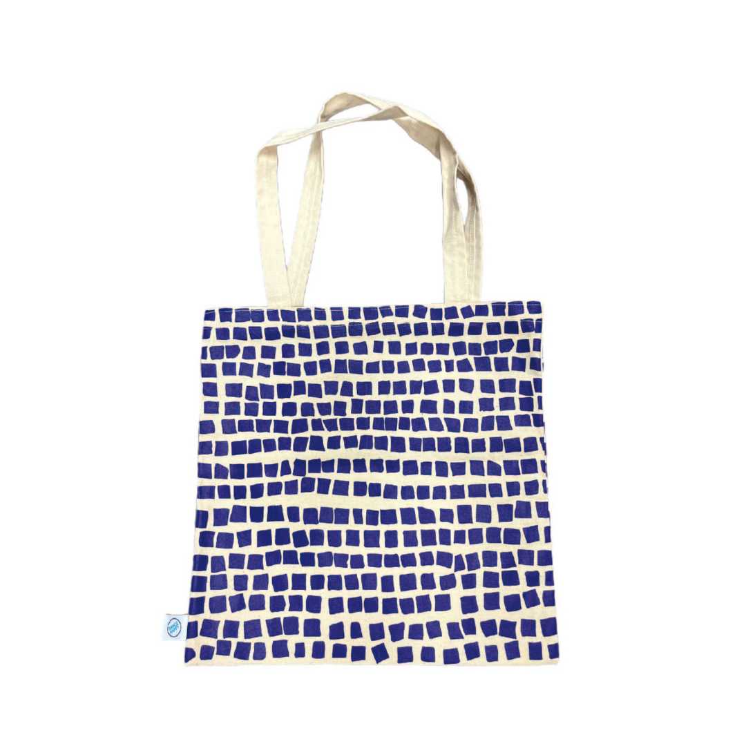 Fair Trade Flat Tote (Squares)