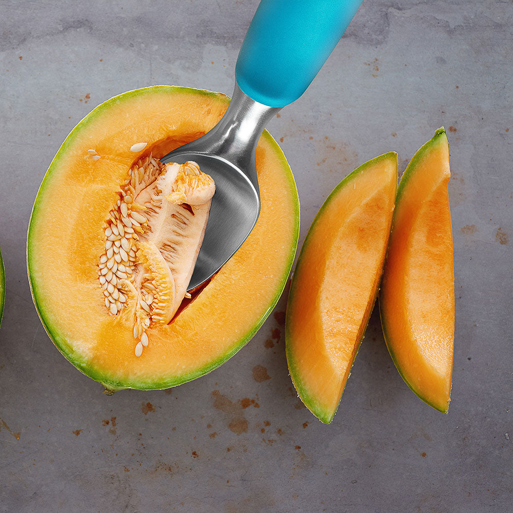 Stainless Steel Ice Cream Scoop - Professional Ice Scooper | Kitchen + Metal