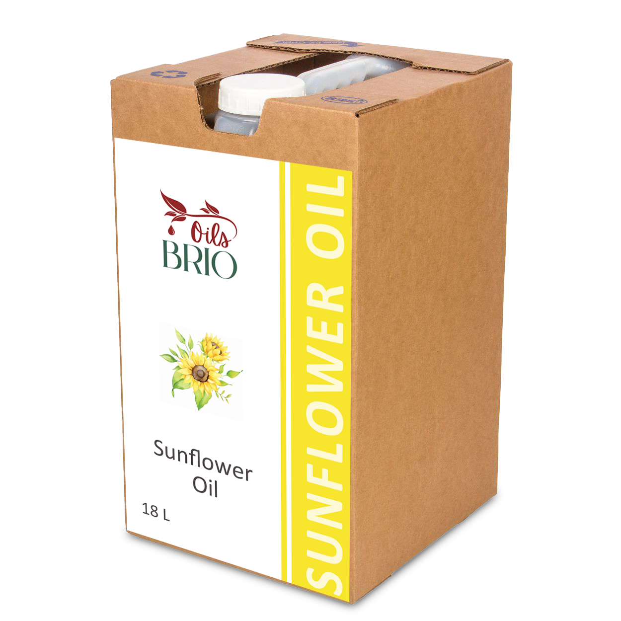 World of BRIO Sunflower Oil 18 Liter (36 lb) | Kitchen + Metal