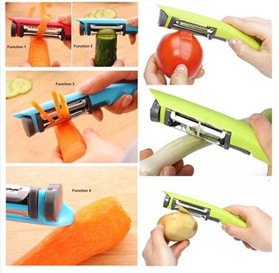 Super De Duper 3 In 1 Master Grater Peeler Slicer | Kitchen + Metal |