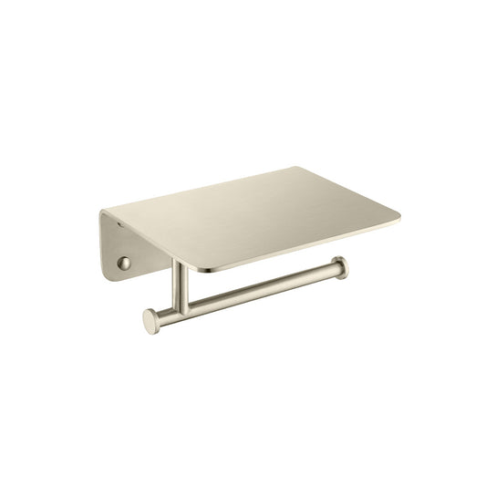 Flusso TP.1007 Brass Toilet Paper Holder With Cellphone Shelf